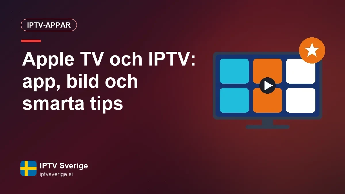 IPTV-app på Apple TV med Siri Remote